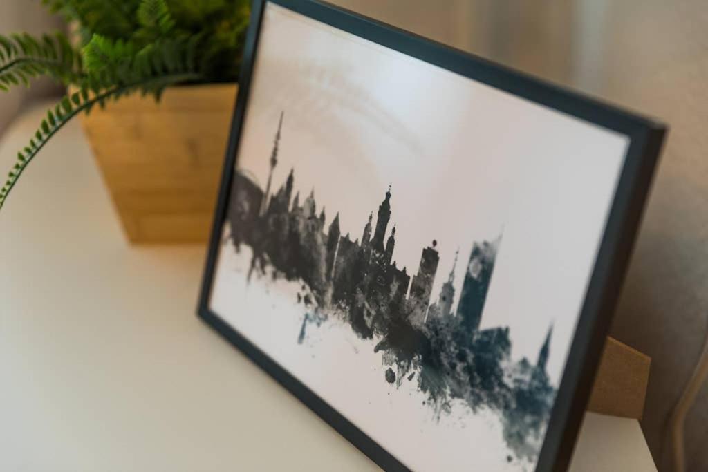 Appartamento Sauber Und Modern, Netflix, Wifi, Leipzig Flair, Kueche Esterno foto