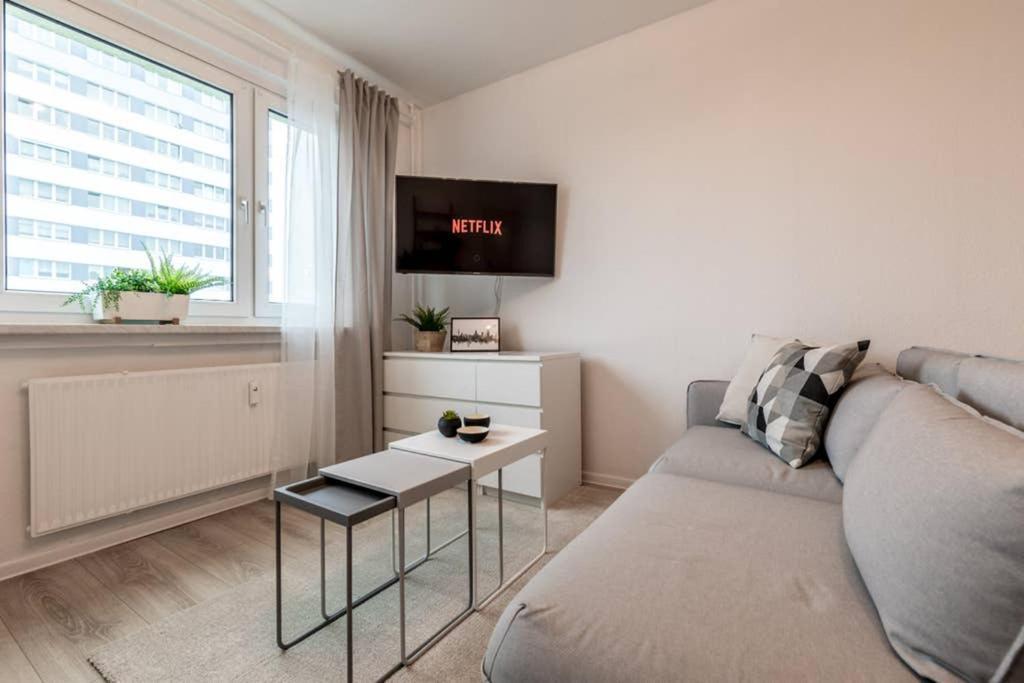 Appartamento Sauber Und Modern, Netflix, Wifi, Leipzig Flair, Kueche Esterno foto