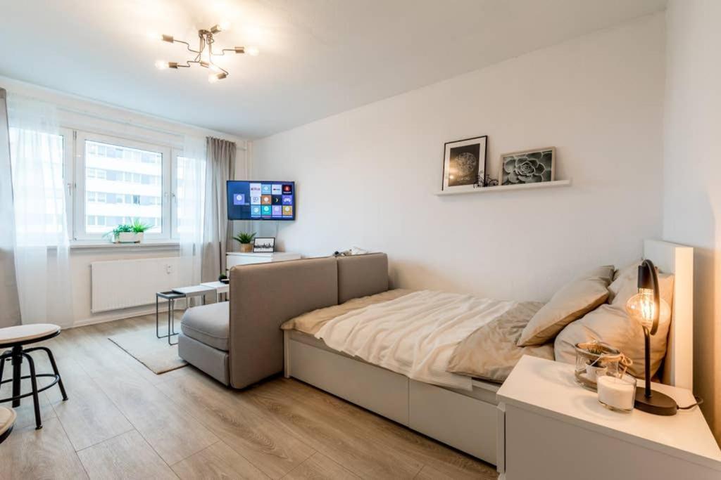 Appartamento Sauber Und Modern, Netflix, Wifi, Leipzig Flair, Kueche Esterno foto